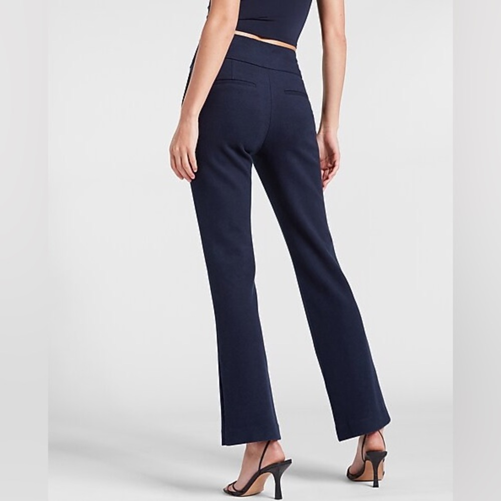 Express Boot-Cut Pull-On Dress Pants | Wide Waistband & Pockets | size XL